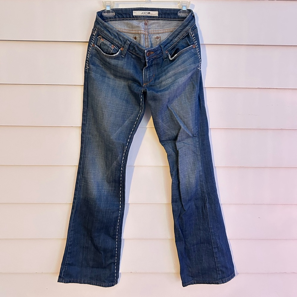 Joe's Jeans Low Rise Flare Leg Denim
